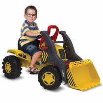 Mini Veículo a Pedal - Trator Escavadeira com Som - Bandeirante Mini Veículo a Pedal - Trator Escavadeira com Som - Bandeirante