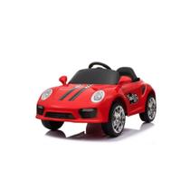 Mini veiculo esporte luxo carro eletrico vermelho 6v