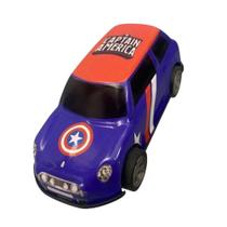 Mini Veículo Hero Machine Avengers Capitão América - Candide