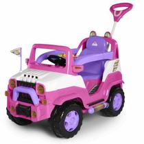 Mini Veículo Passeio e Pedal Infantil Diipi Rosa- Calesita