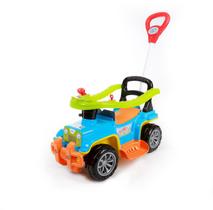 Mini Veiculo Passeio Jip Jip Colorido Carrinho Brinquedo Menino Puxador 6 Meses