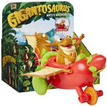 Mini Veiculo Saltitante + Boneco Gigantossauro Mazu Mimo - Mimo Toys