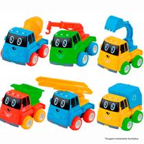Mini Veículos de Construção Civil 1 pç Modelo Sortido R2898 - BBR Toys