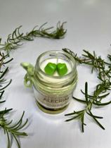 Mini Vela Aromática Alecrim Lembrancinha Perfumada 40g