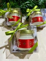 Mini Vela Aromática Especial Natal Lembrancinha Presente 40g