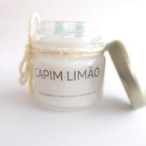 Mini Vela Aromática Perfumada Lembrancinha Capim Limão 40g - Likare Home & Beauty