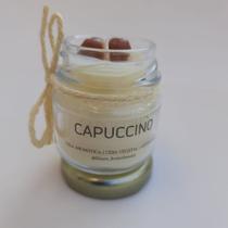 Mini Vela Aromática Perfumada Lembrancinha Cappuccino 40g - Likare Home & Beauty