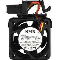 Mini Ventilador 04020VA-24M-CL 24V 0.07A 3L 3P 4020 Suporte