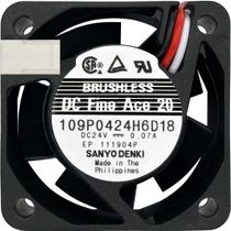 Mini Ventilador 109P0424H6D18 24V 0.07A 3L 3P 40X40X20 B2