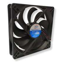 Mini Ventilador 12025B-12 Cooler 3 Fios 12V AsaFan 120x120x25mm Excelente Fluxo de Ar e Durabilidade