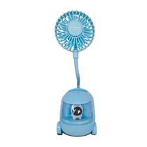 Mini Ventilador 2 Velocidades Recarregável Com Base Para Colar Lápis Caneta Coleção Mini Ventilador 2 Velocidades Recarregável Com Base Para Colar Lápis Caneta Coleção