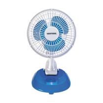 Mini Ventilador 20cm Ventisol uso em Mesa 2 em 1 Branco E Azul