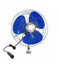 Mini Ventilador 8 Polegadas Automotivo 12V Ferro