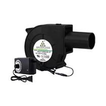 Mini Ventilador Ajustável De Velocidade DC 12V 2.85A Grande Volume De Ar Turbo Para Churrasqueira