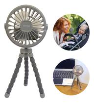 Mini Ventilador Berço Carrinho De Bebe Portatil Articulavel