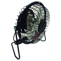 Mini ventilador Carro Escritório Preto Descanso Calor Forte Praticidade - WESTERN