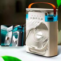 Mini Ventilador Climatizador Portátil Reservatório De Água