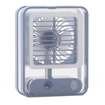 Mini Ventilador Climatizador USB 3 Velocidades LED