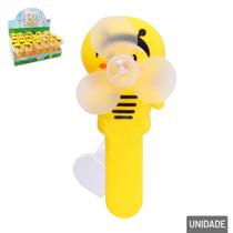Mini Ventilador de Mão Plástico Abelha - Tudo em Caixa Mini Ventilador de Mão Plástico Abelha - Tudo em Caixa