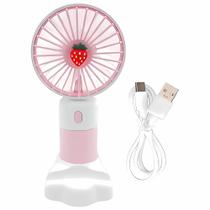 Mini Ventilador De Mão Portátil Recarregável Usb com suporte Para Celular Mini Ventilador De Mão Portátil Recarregável Usb com suporte Para Celular