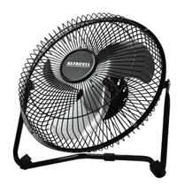 Mini Ventilador de Mesa 24cm 3 Pás Alfacell AL12003 Preto