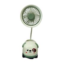 Mini Ventilador de Mesa Cachorrinho c/ Apontador USB