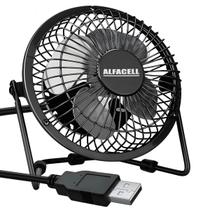Mini Ventilador de Mesa com Entrada USB Pequeno Silencioso Mesa Notebook Carros - Alfacell
