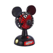 Mini Ventilador De Mesa Peq Infantil Pilha 13,5X9,5Cm Mickey - Etitoys