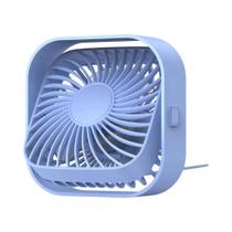 Mini Ventilador de Mesa Portátil USB - 3 Velocidades, 360° Giratório e Silencioso