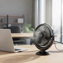 Mini Ventilador de Mesa Portátil USB Econômico Silencioso Mini Ventilador de Mesa Portátil USB Econômico Silencioso