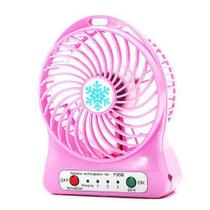 Mini Ventilador De Mesa Rosa Eiyo