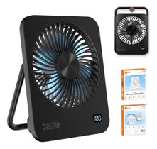 Mini Ventilador De Mesa Silencioso 2000mah Cílios Maquiagem