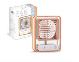 Mini Ventilador De Mesa Spray de Água Névoa Portátil com LED - Pulveriisador