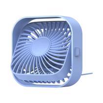 Mini Ventilador de Mesa USB Portátil e Silencioso - 3 Velocidades e Fluxo de Ar Forte 360°