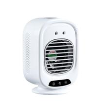 Mini ventilador de mesa USB recarregável com spray de névoa branco Mini ventilador de mesa USB recarregável com spray de névoa branco