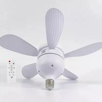 Mini Ventilador de teto de led Super silencioso 30W Branco