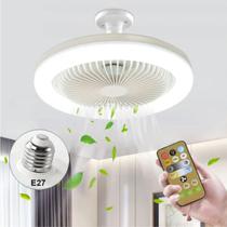 Mini Ventilador de Teto Econômico com Controle de Luzes