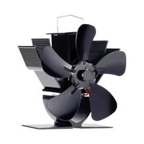 Mini Ventilador Ecológico Para Fogão, 5 Lâminas, Movido a Calor, Para Lareira, Silencioso, Aquece O