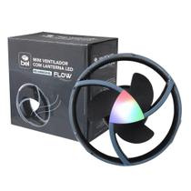 Mini Ventilador Flow com Lanterna Led 400 Lumens Recarregável Bel
