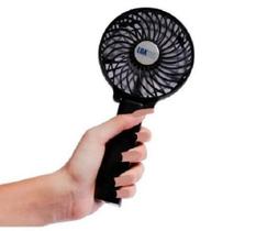 Mini Ventilador Handy Portátil Mão Usb Recarregável Preto