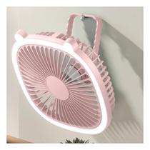 Mini Ventilador LED Portátil Recarregável USB 3 Velocidades 048 Mini Ventilador LED Portátil Recarregável USB 3 Velocidades 048