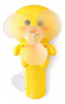 Mini Ventilador Manual Infantil Patinho Amarelo