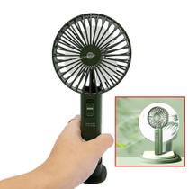 Mini Ventilador Mesa Mão 2 Velocidades Recarregável Muito Forte e Turbo DP7633