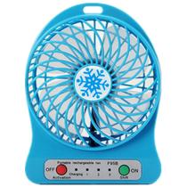 Mini Ventilador Mesa Portátil Recarregável Usb 3 Vel ul