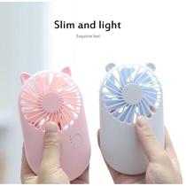 Mini Ventilador Para Secar Maquiagem e Cílios Pocket Fan Com 3 Velocidades Cor Aleatória