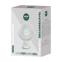 Mini ventilador portatátil recaregável mor