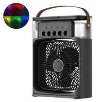 Mini Ventilador Portátil 3 Velocidades Umidificador De Mesa