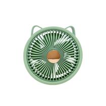 Mini Ventilador Portátil Bommax, Rotação 360º, Velocidade Ajustável, Silencioso - BM-A22 Verde