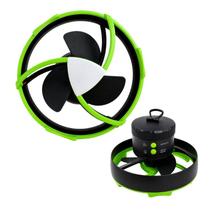 Mini Ventilador Portátil com Luz de Led Recarregável USB