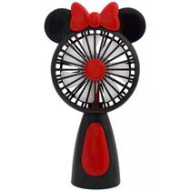 Mini ventilador portátil com orelhas e laço para secar maquiagem ou skincare Minnie Mouse